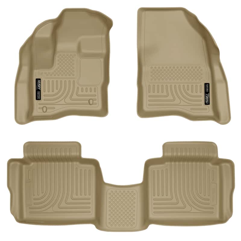 Husky Liners — Husky Liners 10-13 Ford Taurus WeatherBeater Combo Tan Floor Liners
Floor Liners - view 1