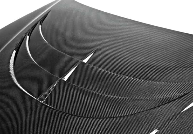 Seibon — Seibon 12-13 Hyundai Genesis SC Carbon Fiber Hood - view 12