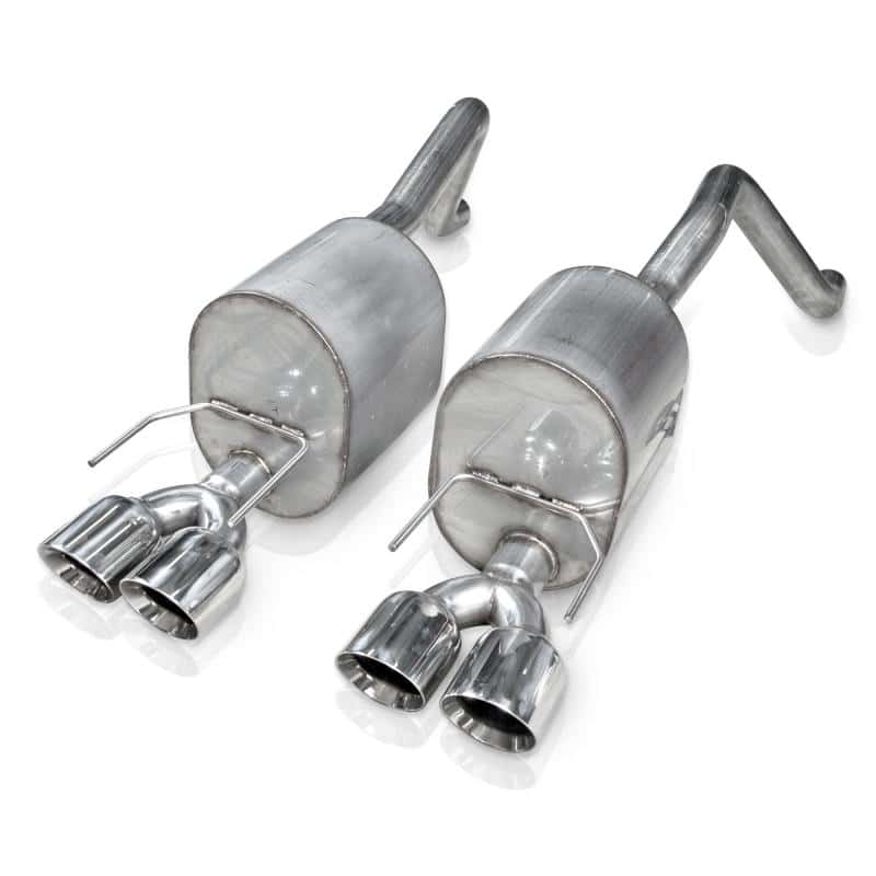 Stainless Works — Stainless Works 2009-13 C6 Corvette Axle Back 2-1/2in Dual Chambered Turbo Mufflers Quad 4in Tips
Exhaust System - view 9