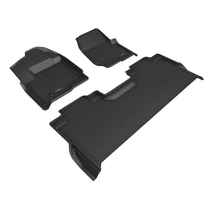 3D MAXpider — 3D MAXpider 22-24 Ford F-150 Super Crew Bench Seat Kagu Black R1 R2
Floor Mat Set - view 1