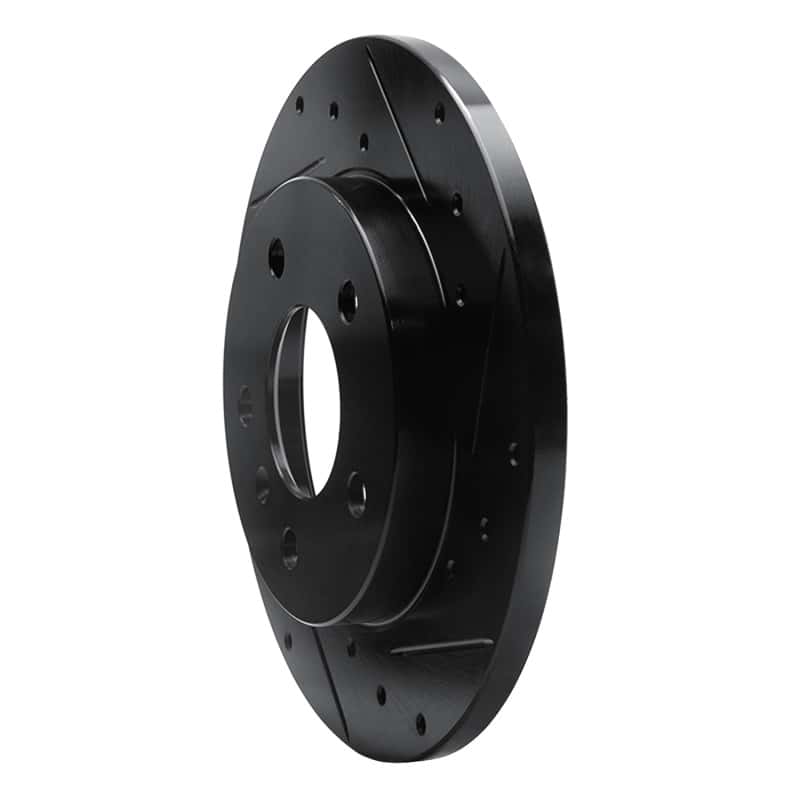 R1 Concepts — R1 04-16 Buick Allure Rear Right Drilled & Slotted Black Brake Rotor
R1 Brake Rotor Drill - view 2