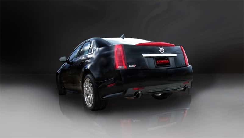 CORSA Performance — Corsa 2009-2014 Cadillac CTS Sedan V 6.2L V8 Black Touring Axle-Back Exhaust
Exhaust - view 7