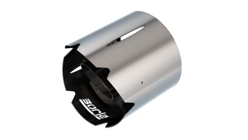 Borla — Borla 17-23 Can-Am Maverick X3 900cc 3cyl Turbo Brushed Stainless Exhaust Tip
Tip - Maverik X3 - view 1