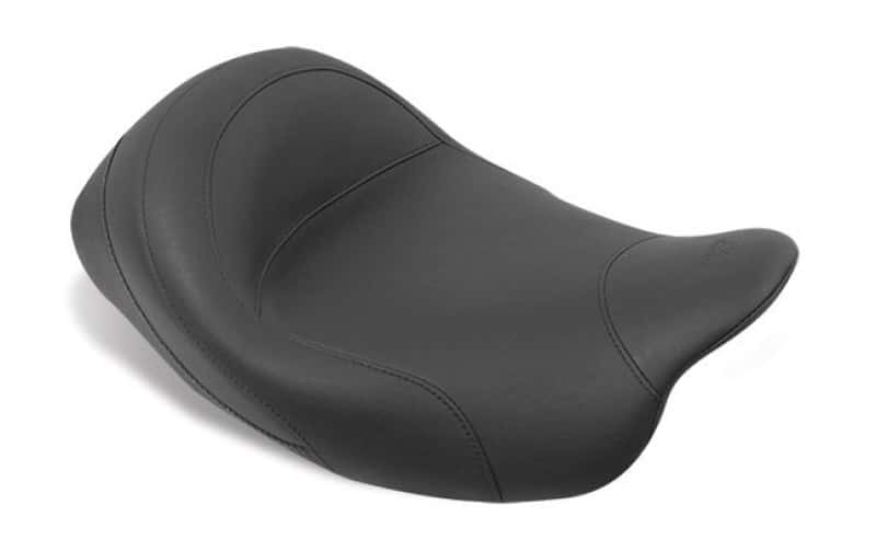 Mustang Motorcycle — Mustang 08-21 Harley Electra Glide Std, Rd Glide, Rd King, Street Glide Touring Solo Seat - Black - view 2