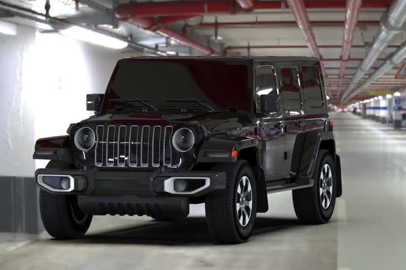 Rally Armor — Rally Armor 18-25 Jeep JL Wrangler Black UR Mud Flap w/Red Logo
Mud Flap - view 5