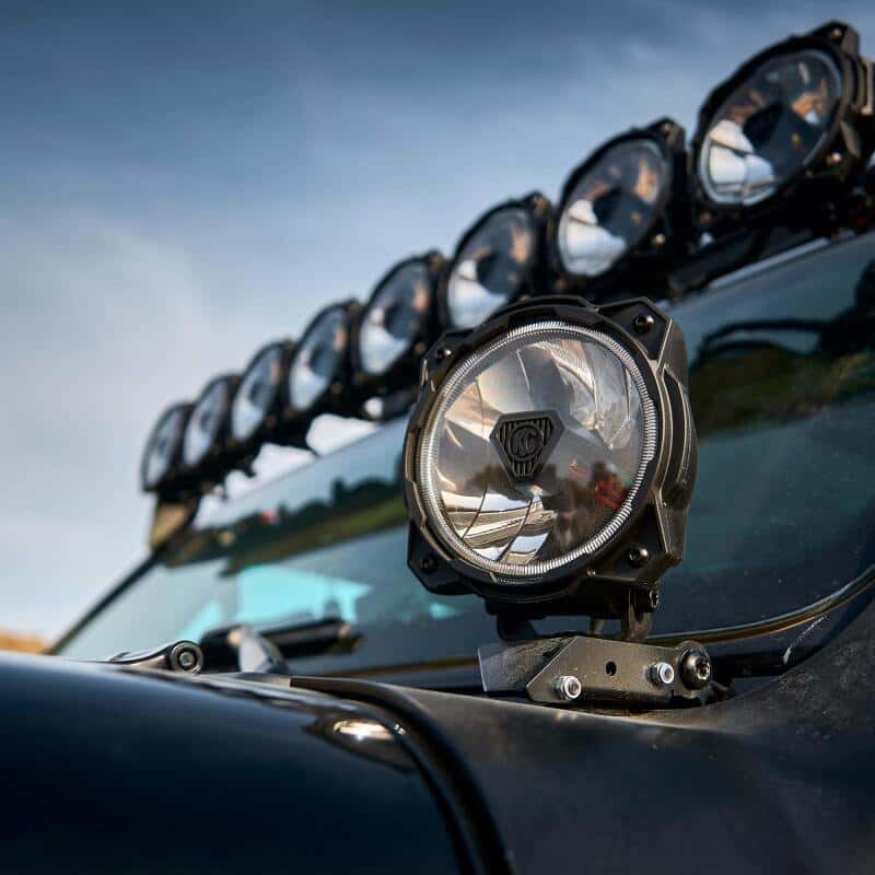 KC HiLiTES — KC HiLiTES Gravity Titan LED 6in. - Single Light (Spot Beam) - view 4