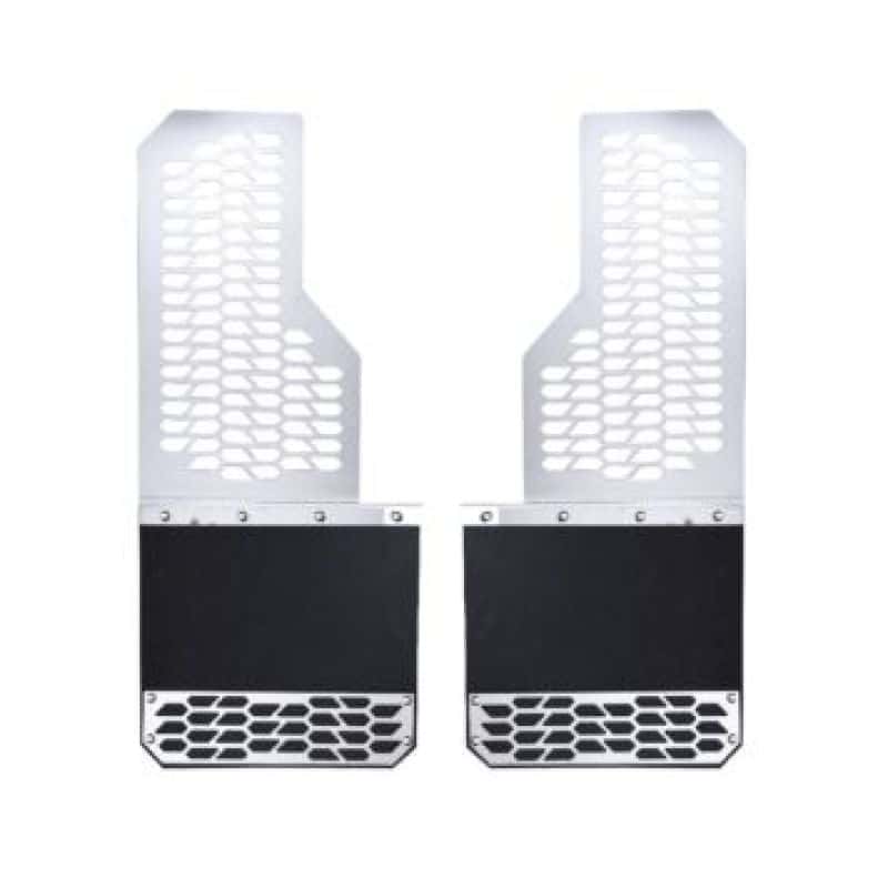 Putco — Putco 15-19 Chevy Silv/Sierra HD Dually - (Rear) - Set of 2 Mud Skins - Brushed SS w/ Hex Shield
Mud Flap - view 3