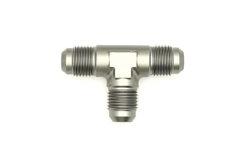 DeatschWerks — DeatschWerks 6AN Male Flare + 6AN Male Flare To 6AN Male Flare Tee Fitting - view 1