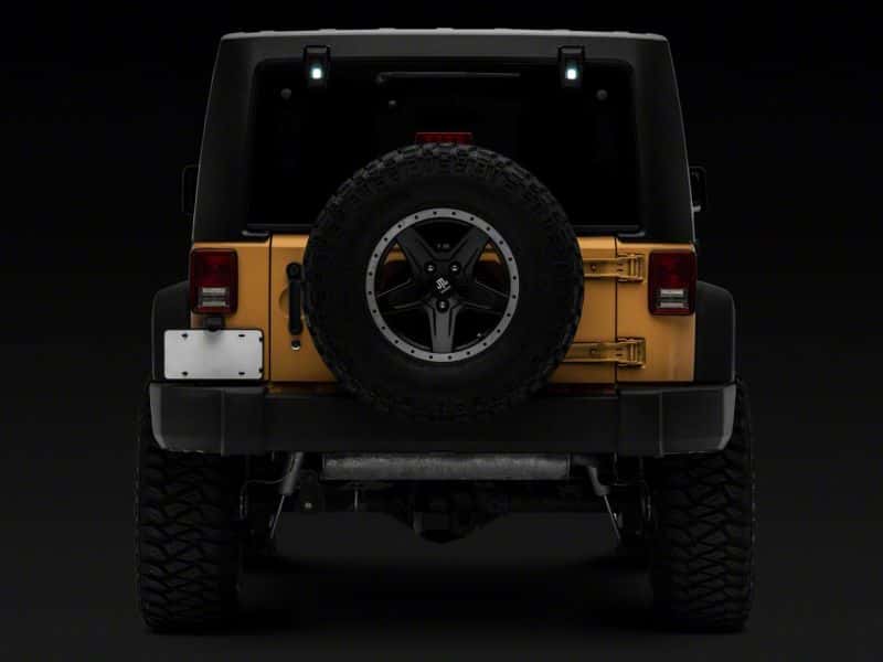 Raxiom — Raxiom 07-18 Jeep Wrangler JK w/ Hard Top Axial Series Rear Window Glass Hinge LED Lights
Lights - view 7