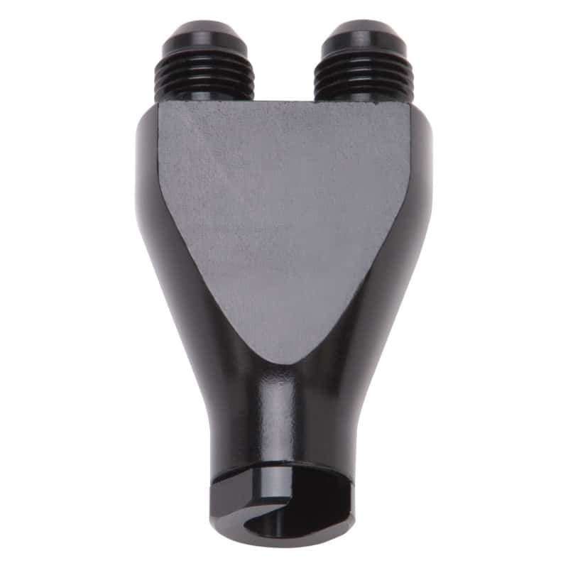 Russell — Russell Performance Billet Y-Block Adapter 3/8in SAE Quick Disconnect (2) -6AN Male Flare Black
Fuel Block - view 1