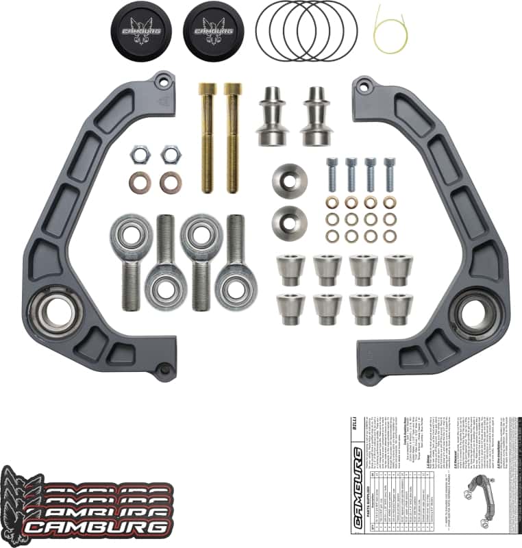 Camburg — Camburg Ford F-150 2WD/4WD 04-20 KINETIK V2 Performance Billet Uniball Upper Arms
Control Arm Kit - view 5
