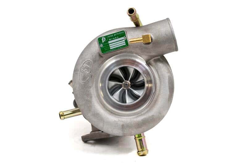 Forced Performance — Forced Performance Subaru STi/WRX Green UHF BB Turbo 60mm Black Housing Ext WG w/Oil Line (D/S Only) - view 2