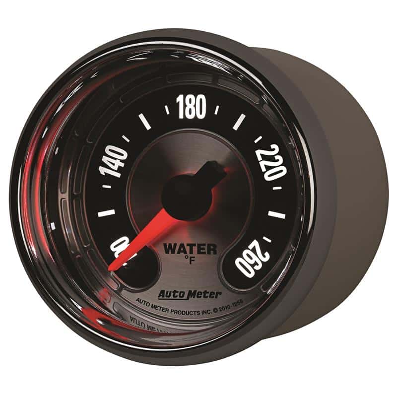 AutoMeter — Autometer American Muscle 52mm Full Sweep Electric 100-260 Deg F Water Temperature Gauge
GA 2" WTEMP STPR AM - view 4