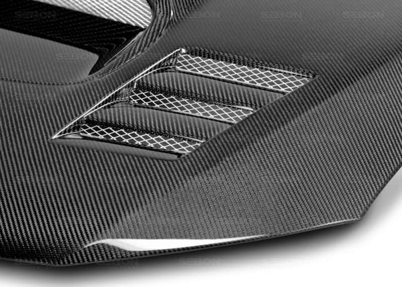 Seibon — Seibon 08-09 Subaru WRX/STi CWII-style Carbon Fiber Hood - view 20