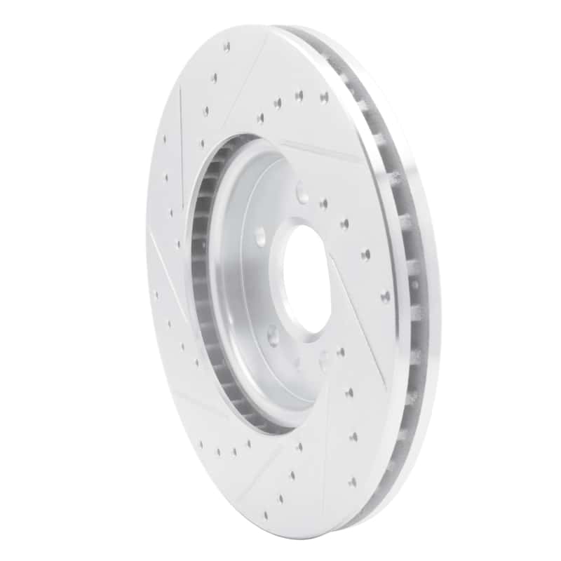 R1 Concepts — R1 14-19 Buick CASCADA Front Right Drilled & Slotted Silver Brake Rotor
R1 Brake Rotor Drill - view 4