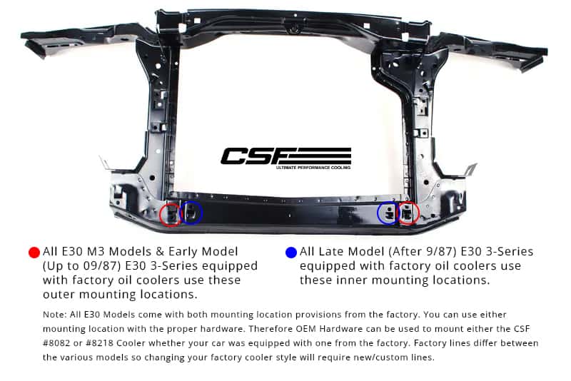 CSF — CSF 82-94 BMW 3 Series (E30) High Performance Oil Cooler w/-10AN Male & OEM Fittings
CSF Oil Cooler
8092
 - view 6