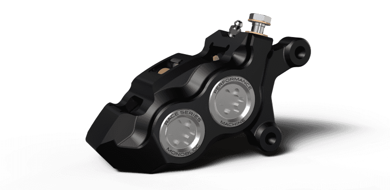 Performance Machine — Performance Machine 08-23 FL,18-24 M8 Softail,06-17 VRod 137x4B Rce Series Monobloc Caliper Right BK - view 2