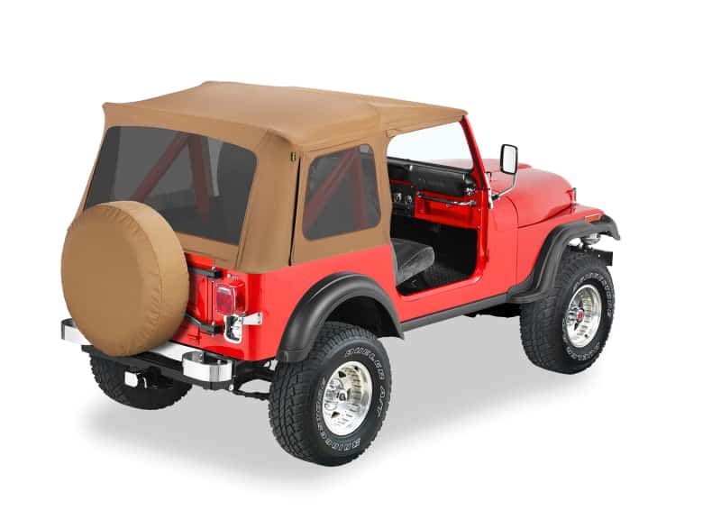 Bestop — Bestop 76-86 Jeep Cj7 / 87-95 Wrangler YJ Supertop Classic Skin (Spice Tinted Windows)
Supertop Replacement - view 1