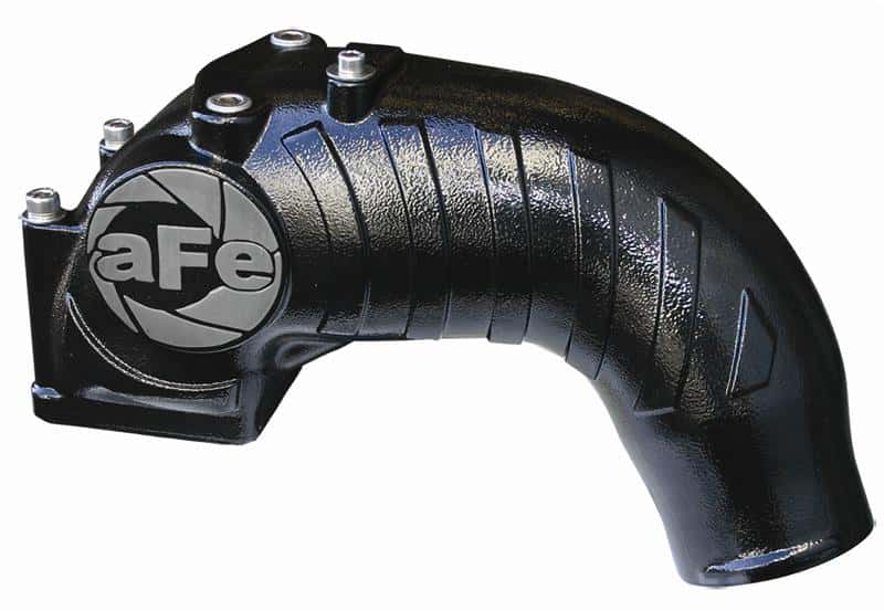 aFe — aFe Bladerunner Manifolds Turbo Inlet MAN Turbo Inlet GM Diesel Trucks 06-10 V8-6.6L (td)
Turbo Inlet Manifold - view 7