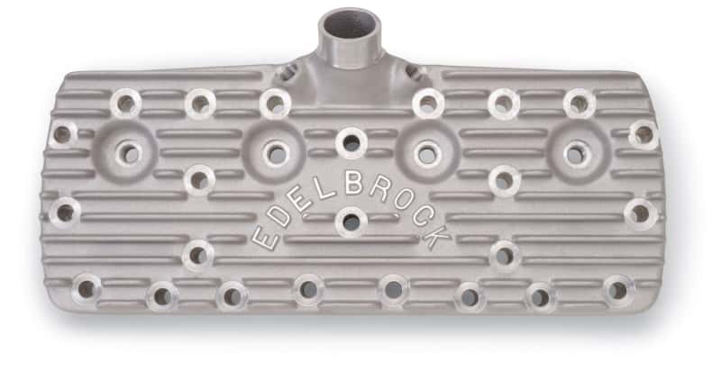 Edelbrock — Edelbrock Cylinder Heads 1939-48 Model Ford Flatheads w/ Block Letter Logo (Pair)
CYLINDER HEADS - view 4