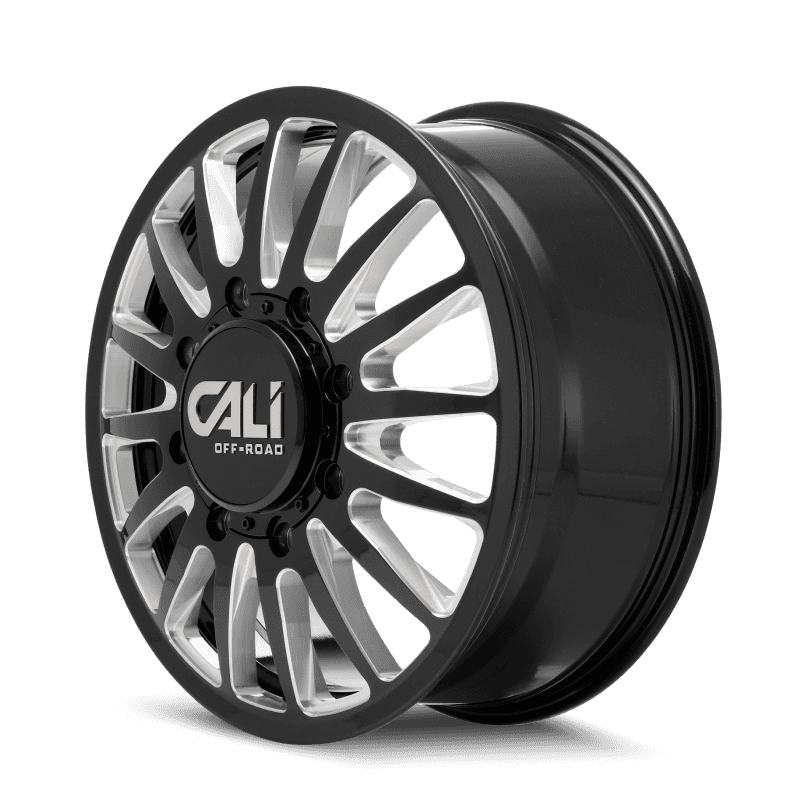 Cali Off-Road — Cali Off-Road 9110D Summit Dually 22x8.25 / 8x200 BP / -192mm Offset / 142mm Hub Gls Blk Mill Wheel
9110D - view 2