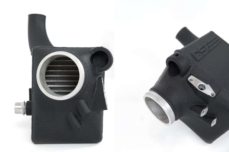 CSF — CSF 16-21 BMW M5 (F90) / 17-21 BMW M8 (F91/F92/F93) Twin Charge-Air-Cooler Set - Crinkle Black
CSF FI Air Cooler - view 14