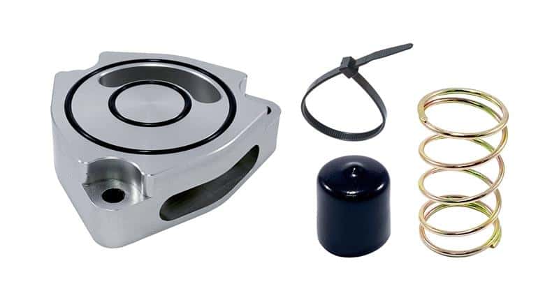 Torque Solution — Torque Solution Blow Off BOV Sound Plate (Silver) 11+ Hyundai Veloster Turbo - view 2