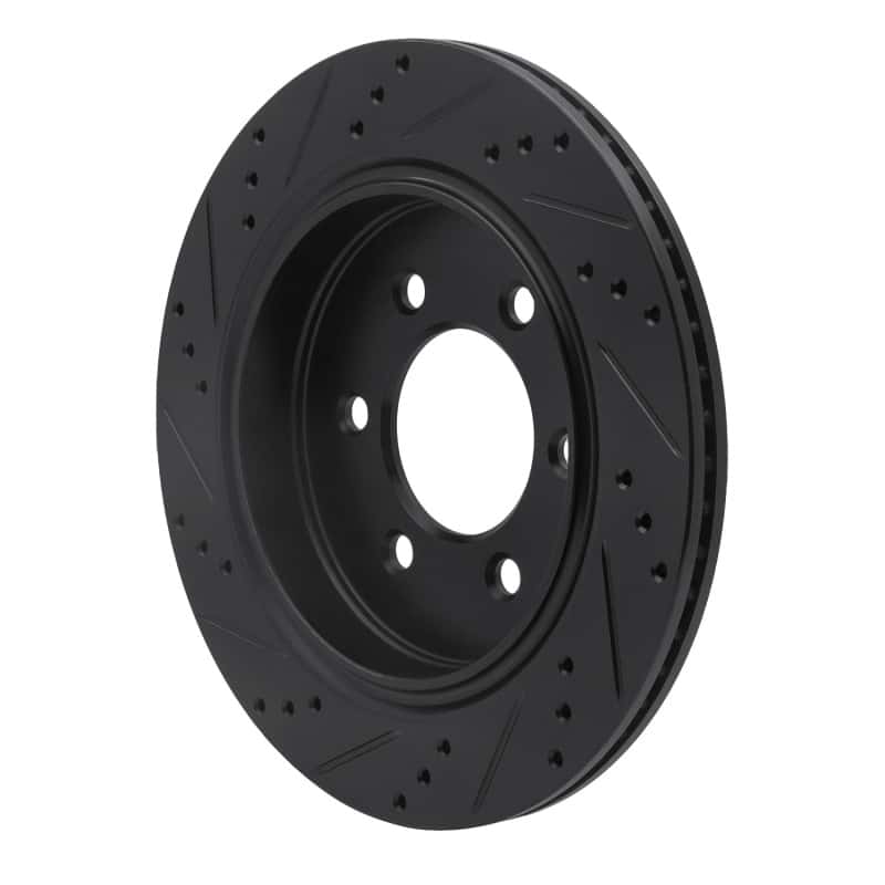 R1 Concepts — R1 15-17 Ford F-150 RWD Rear Right Drilled & Slotted Black Brake Rotor
R1 Brake Rotor Drill - view 4