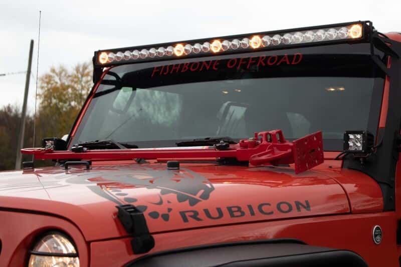 Fishbone Offroad — Fishbone Offroad Hood Mounted Hi-Lift Jack Mount JK/JL/JT - view 9