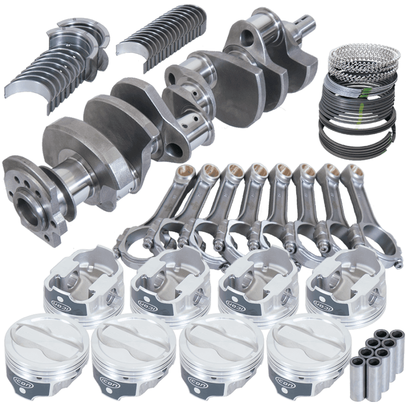 Eagle — Eagle Chevy 350 3.750in Crank 6.000in I-Beam Rods -18cc 4.030in Pistons Rotating Assembly
Street & Strip Assy - view 1