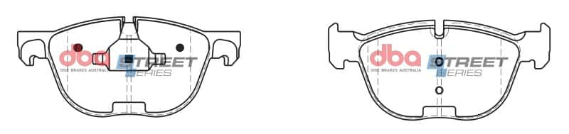 DBA — DBA 16-18 BMW X4 M40i Street Series Front Brake Pads
Brake Pad - view 1