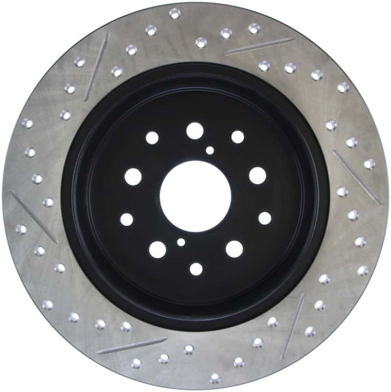 Stoptech — StopTech 00-05 Lexus IS300 / 02-09 Lexus SC430 / 98-05 GS300/GS350/GS400/GS430/GS450H SportStop Slo
Disc Brake Rotor
Slot/Drill Rotor - view 2