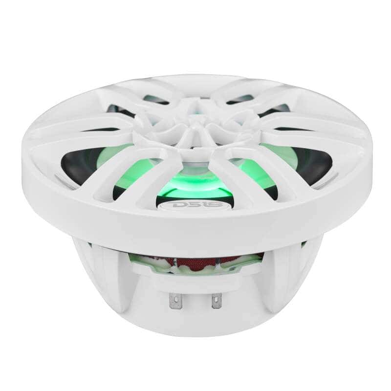 DS18 — DS18 NXL Series Coaxial Marine Speaker w/ RGB Lights 6.5in 2-Way 100 Watts RMS 4 ohm White - view 4