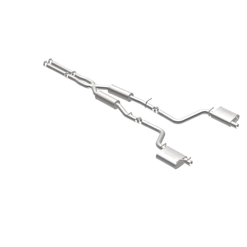 Magnaflow — MagnaFlow Cat-Back SS 2.5in Dual Split Rear Exit (OEM Tips) 15-16 Dodge/Chrysler Charger/300 5.7L V8
Cat-Back - view 19