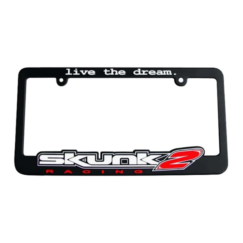 Skunk2 Racing — Skunk2 Live The Dream License Plate Frame
License Plate Frame - view 1