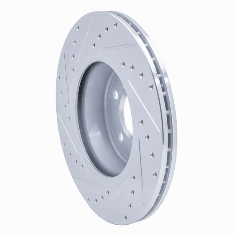 R1 Concepts — R1 11-16 BMW 528I Front Right Drilled & Slotted Silver Brake Rotor
R1 Brake Rotor Drill - view 4