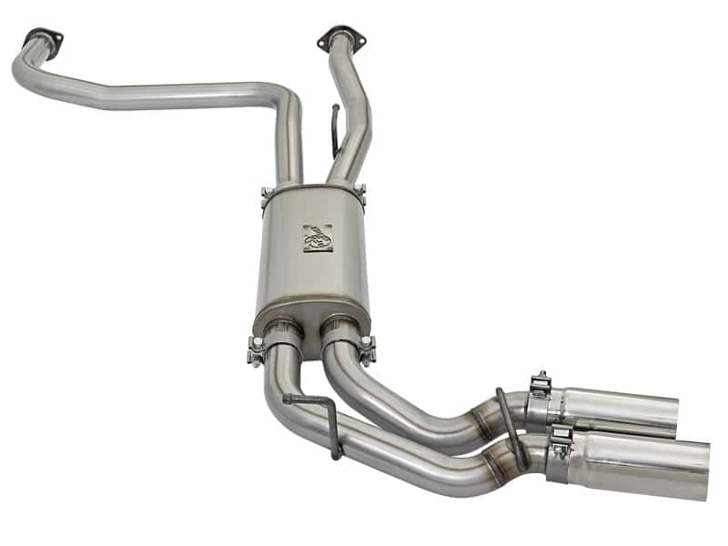 aFe — aFe Rebel Series 3in SS Cat-Back Exhaust System w/ Polished Tip 04-15 Nissan Titan V8 5.6L
Cat-Back Exhaust - view 2