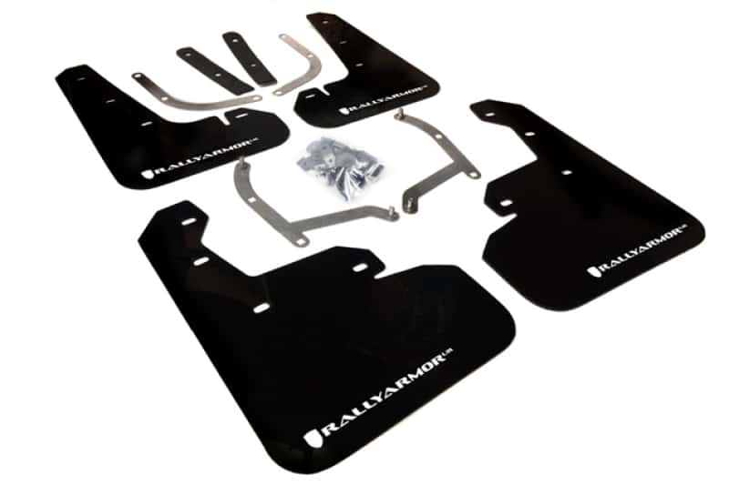 Rally Armor — Rally Armor 17-23 Subaru Impreza 4D/5D Black UR Mud Flap w/White Logo
Mud Flap - view 1