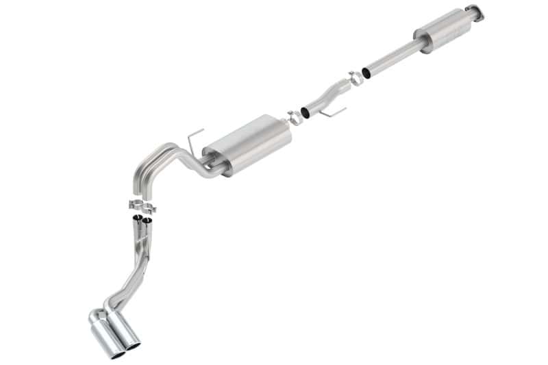 Borla — Borla 15-16 Ford F-150 3.5L EcoBoost Ext. Cab Std. Bed Catback Exhaust S-Type Truck Side Exit
Cat-Back System
ExhstSysKt - view 3