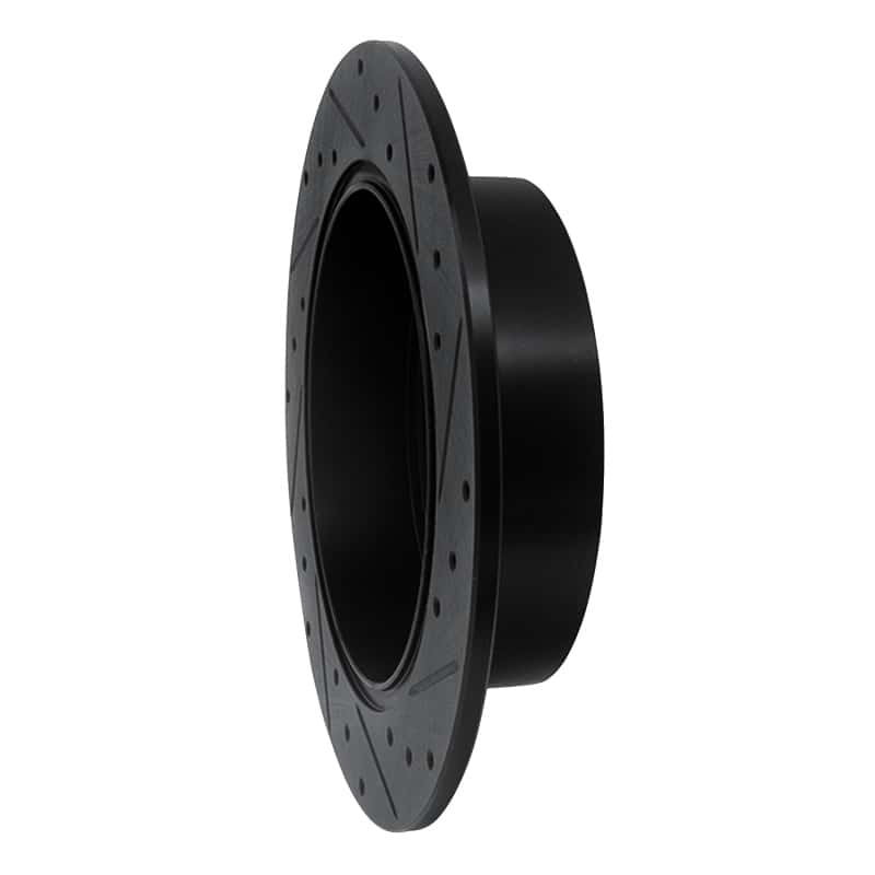 R1 Concepts — R1 04-05 Toyota RAV4 Rear Left Drilled & Slotted Black Brake Rotor
R1 Brake Rotor Drill - view 4