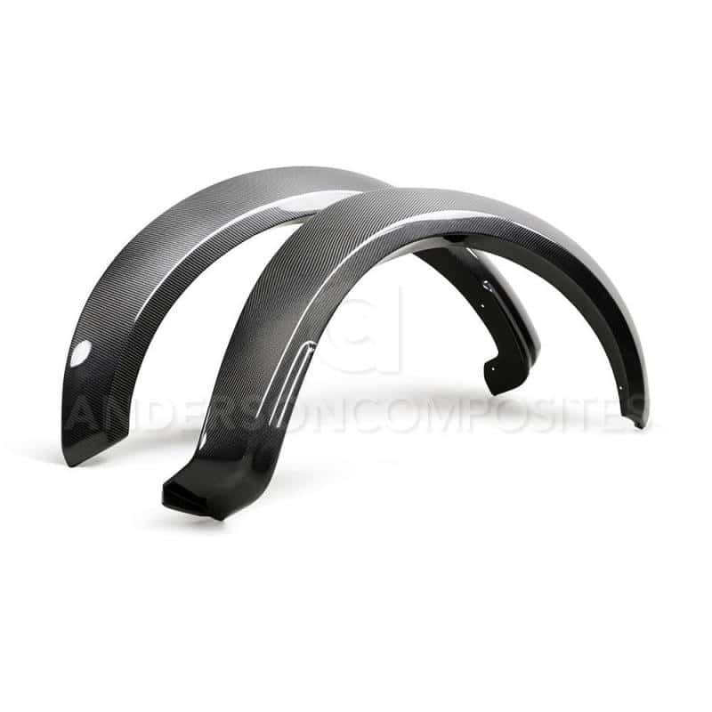 Anderson Composites — Anderson Composites 17-18 Ford Raptor Type Wide Fender Flares (Front) - view 2