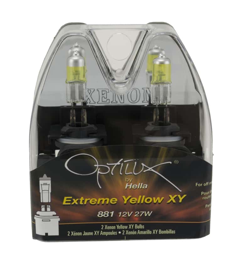 Hella — Hella Optilux 881 12V Xenon Yellow XY Bulb
881 Halogen Bulb
Bulb - view 20