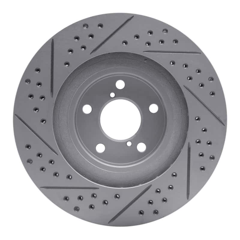 R1 Concepts — R1 01-08 Saab 9-2X Front Right Drilled & Slotted Geo-Carbon Rotor - view 5