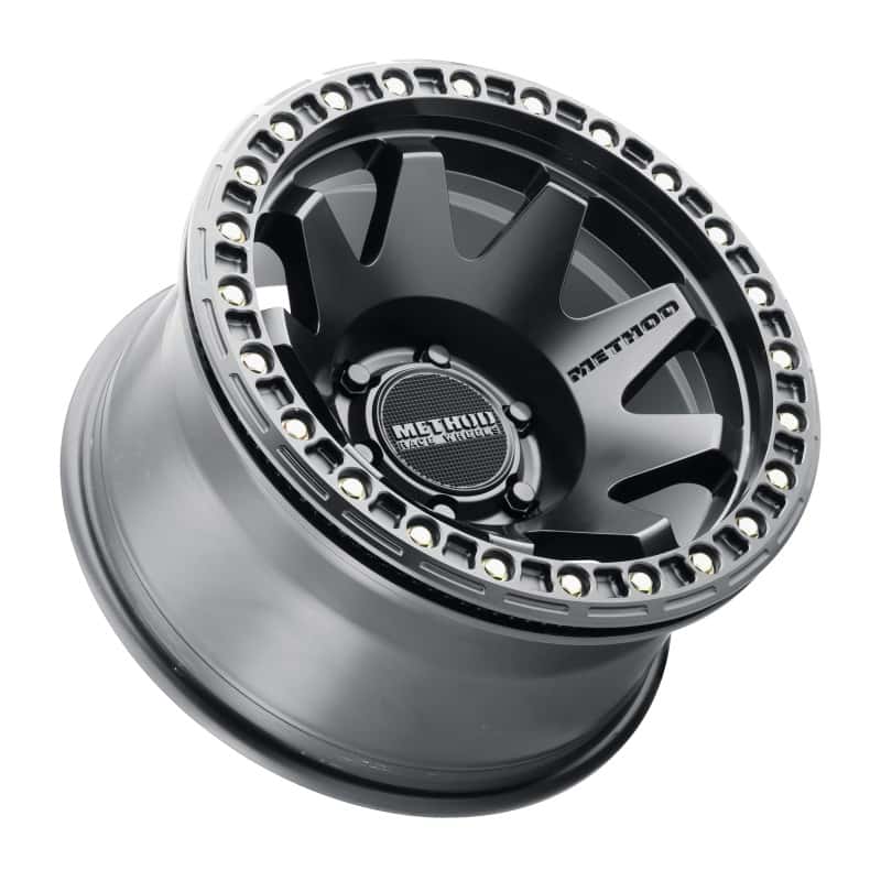 Method Wheels — Method MR108 17x9 -44mm Offset 6x5.5 106.25mm CB Matte Black w/BH-H24125-38 Wheel - view 3