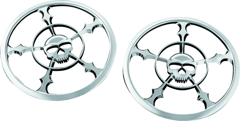 Kuryakyn — Kuryakyn Zombie Speaker Grill 14-Up Touring Chrome - view 1