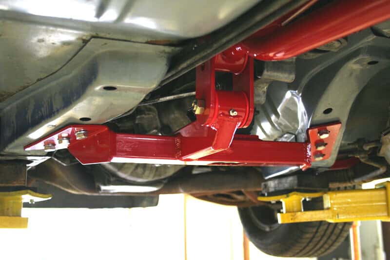 UMI Performance — UMI Performance 82-92 GM F-Body Tunnel Mounted Trq. Arm Fits T5 TH350- No Loop - Red
Torque Arm - view 4
