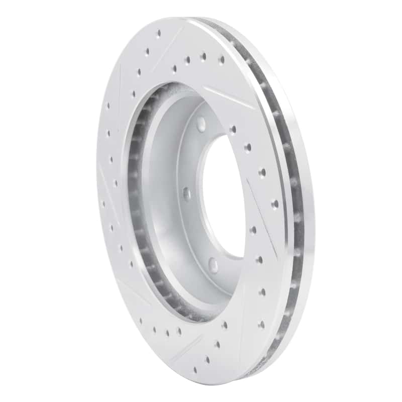 R1 Concepts — R1 01-04 Honda Passport Front Right Drilled & Slotted Silver Brake Rotor
R1 Brake Rotor Drill - view 4