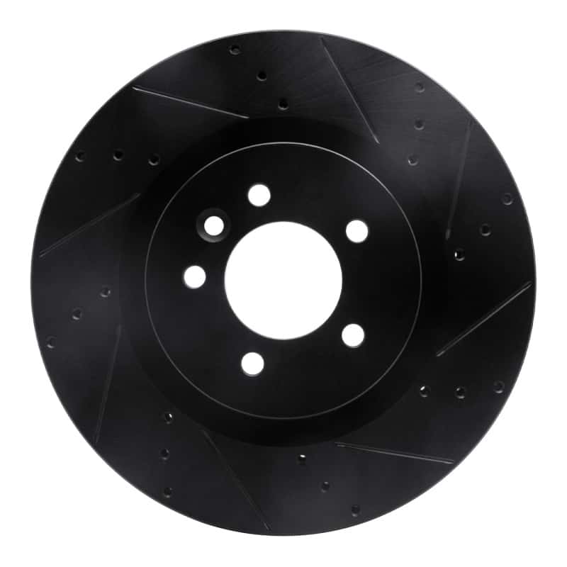 R1 Concepts — R1 06-17 Land Rover Discovery (Latin America) Front Right Drilled & Slotted Black Brake Rotor
R1 Brake Rotor Drill - view 1