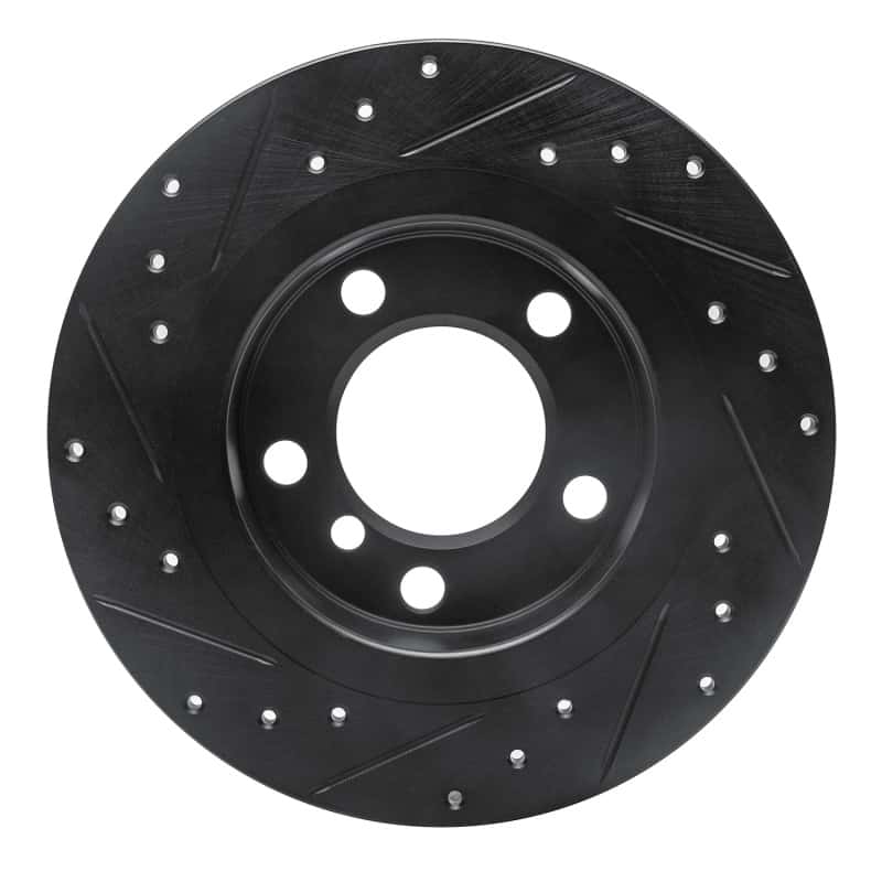 R1 Concepts — R1 11-16 Mini Cooper Countryman Rear Right Drilled & Slotted Black Brake Rotor
R1 Brake Rotor Drill - view 5