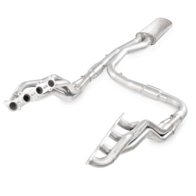 Stainless Works — Stainless Works 2011-14 F-150 5.0L 1-7/8in Primaries 3in High-Flow Cats X-Pipe
Exhaust System - view 1